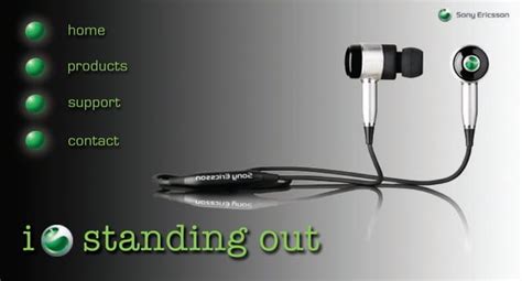 sony ericsson homepage